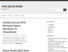 Tablet Screenshot of omerfarukbodur.com
